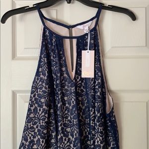Candies navy sundress a-line. Juniors plus size 1x